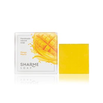 Натуральное твердое мыло ручной работы с ароматом манго SHARME SOAP, 80 г — фото 1